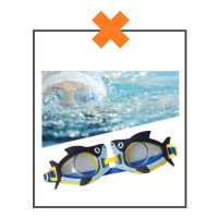 Duikbril shark zwart